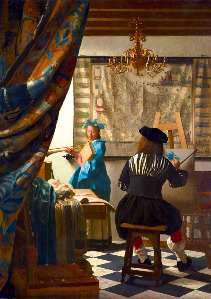 Wrijven Klein maat Legpuzzel Bluebird Johannes Vermeer - Art of Painting (1000) -  www.spelenpuzzel.be
